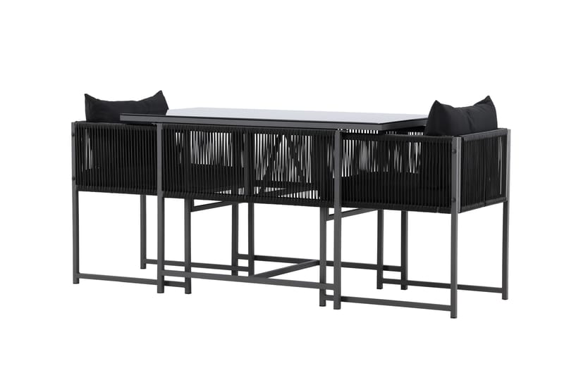 Noto Balkonggrupp 2-sits - Beige - Utemöbler - Balkong - Balkongmöbler - Balkonggrupp & balkongset