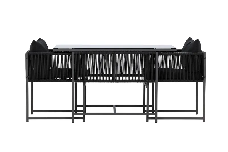 Noto Balkonggrupp 2-sits - Beige - Utemöbler - Balkong - Balkongmöbler - Balkonggrupp & balkongset