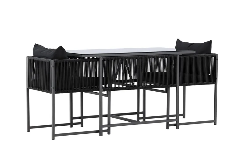 Noto Balkonggrupp 2-sits - Beige - Utemöbler - Balkong - Balkongmöbler - Balkonggrupp & balkongset