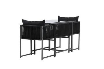Noto Balkonggrupp 2-sits - Beige - Utemöbler - Balkong - Balkongmöbler - Balkonggrupp & balkongset