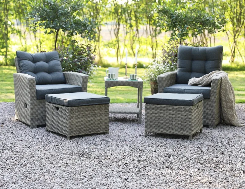 Orlando Set - Stolar, grå