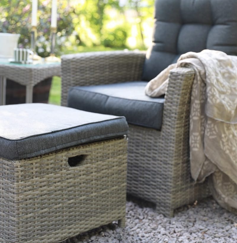 Orlando Set - Stolar - grå - Utemöbler - Balkong - Balkongmöbler - Balkonggrupp & balkongset