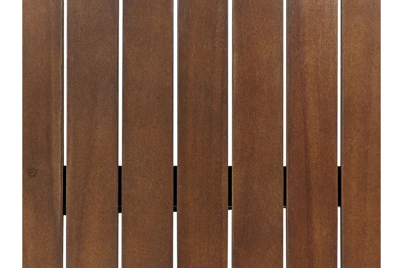 Paolo Hopfällbart Sidobord BrickUtebord och Avlastningsbord Utomhus 68 cm Trä - Mörkbrun - Utemöbler - Balkong - Balkongmöbler - Balkongbord