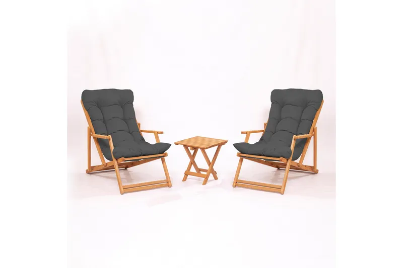 Parvez Balkonggrupp 2-sits, Grå