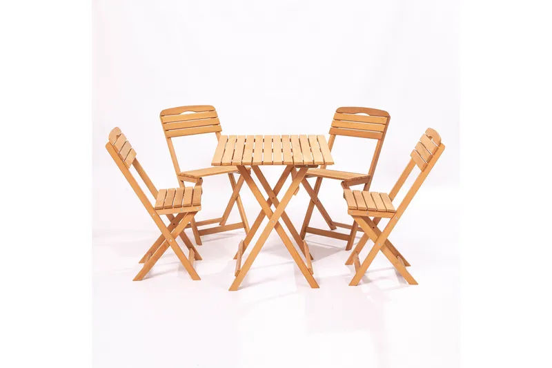 Parwati Balkonggrupp 4-sits, Brun