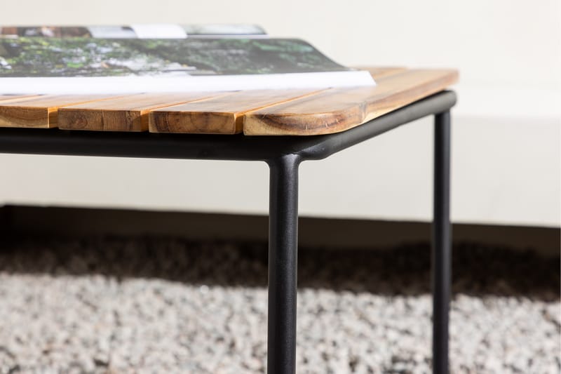 Penh Soffbord och Loungebord Utomhus 100 cm Trä Akacia - Brun - Utemöbler - Balkong - Balkongmöbler - Balkongbord