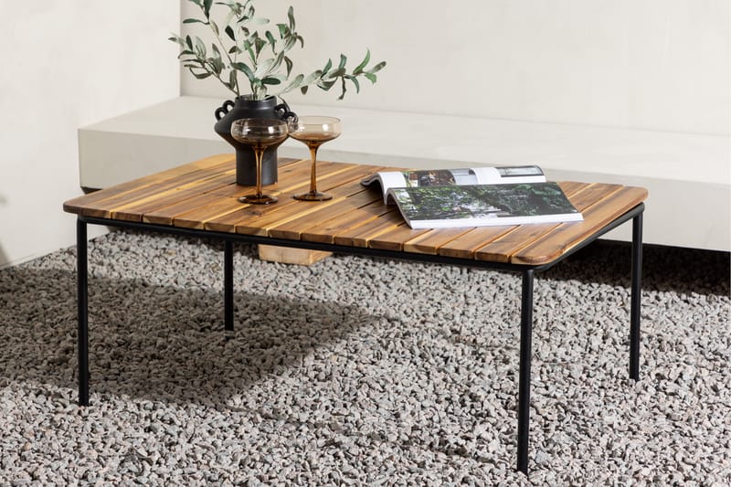 Penh Soffbord 65x100 cm Nature - Venture Home - Loungebord & soffbord utomhus - Balkongbord