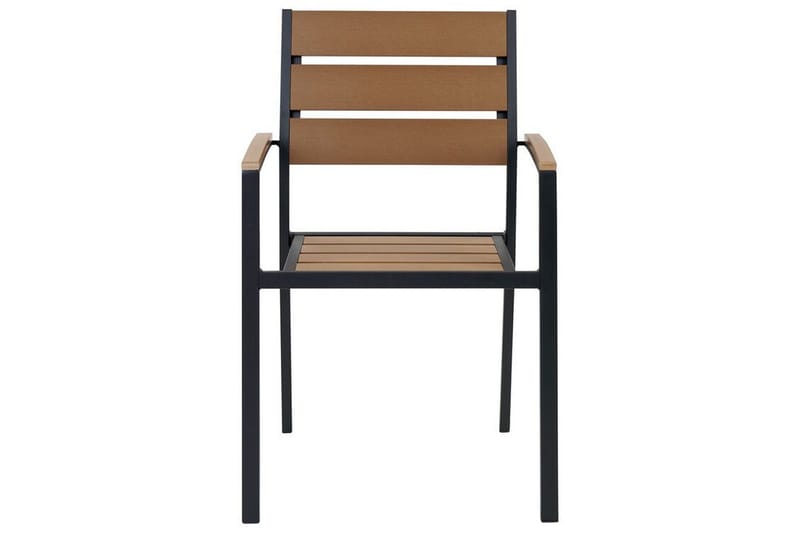 Pereta Karmstol Utomhus - Ljusbrun/Svart - Utemöbler - Balkong - Balkongmöbler - Balkongstol