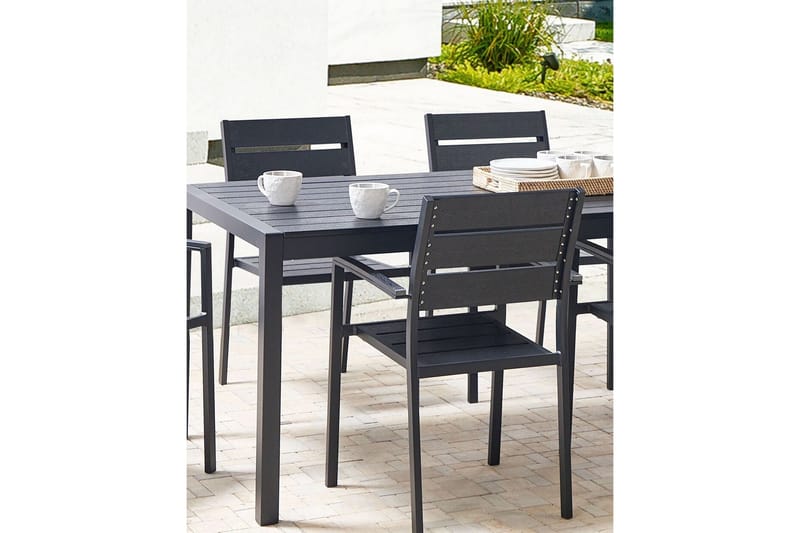 Pereta Karmstol Utomhus - Svart/Guld - Utemöbler - Balkong - Balkongmöbler - Balkongstol