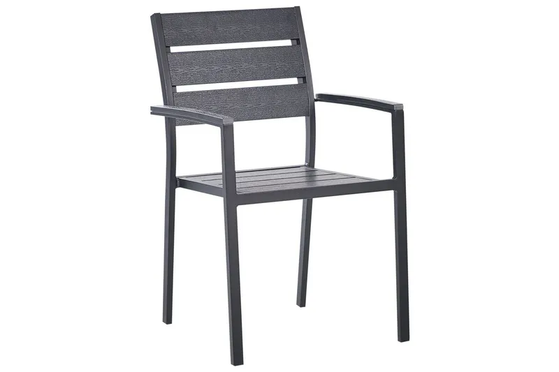 Pereta Karmstol Utomhus, Svart/Guld