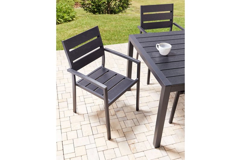 Pereta Karmstol Utomhus - Svart/Guld - Utemöbler - Balkong - Balkongmöbler - Balkongstol