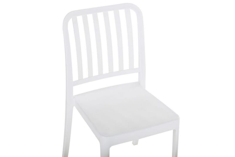 Pesaro Matstol Utomhus - Vit - Utemöbler - Balkong - Balkongmöbler - Balkongstol