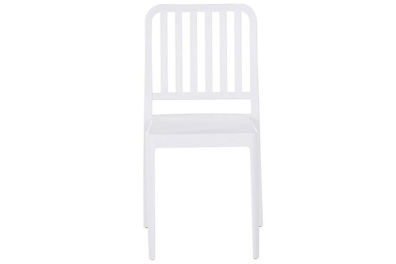 Pesaro Matstol Utomhus - Vit - Utemöbler - Balkong - Balkongmöbler - Balkongstol