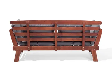 Portici Trädgårdssoffa 210 cm - Trä/Natur - Utemöbler - Balkong - Balkongmöbler - Soffa balkong