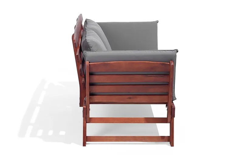 Portici Trädgårdssoffa 210 cm - Trä/Natur - Utemöbler - Balkong - Balkongmöbler - Soffa balkong