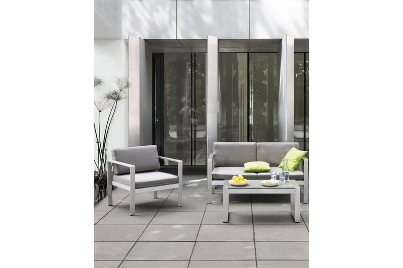 Racale Karmstol Utomhus - Ljusgrå - Utemöbler - Balkong - Balkongmöbler - Balkongstol