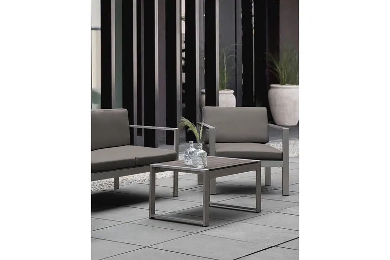 Racale Karmstol Utomhus - Mörkgrå - Utemöbler - Balkong - Balkongmöbler - Balkongstol