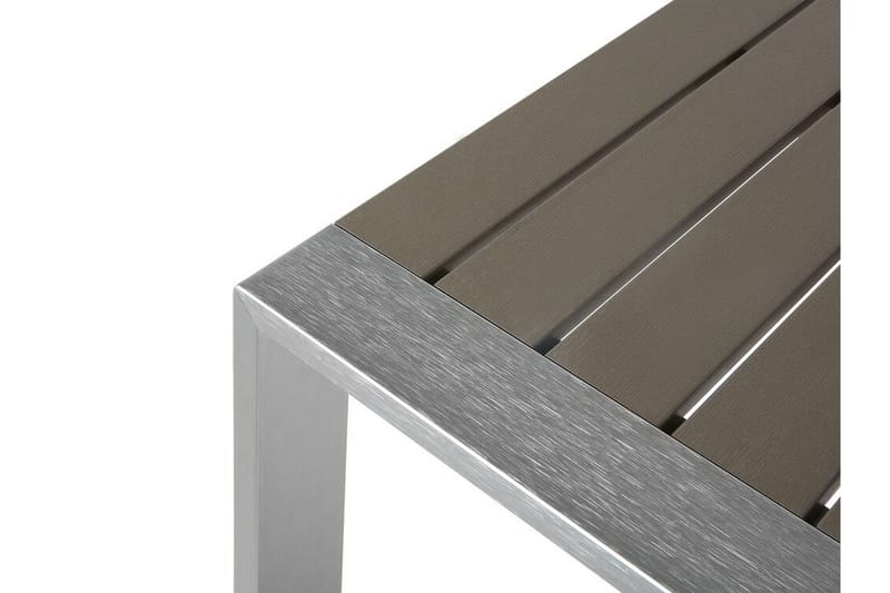 Racale Sidobord och Matbord Utomhus 90 cm Metall - Mörkgrå - Utemöbler - Balkong - Balkongmöbler - Balkongbord