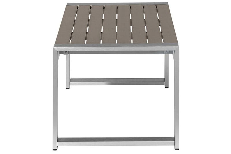 Racale Sidobord och Matbord Utomhus 90 cm Metall - Mörkgrå - Utemöbler - Balkong - Balkongmöbler - Balkongbord