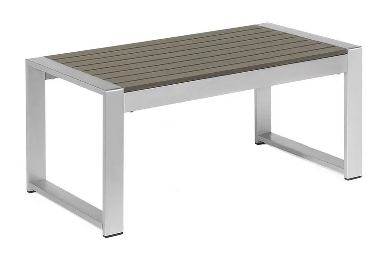 Racale Sidobord och Matbord Utomhus 90 cm Metall - Mörkgrå - Utemöbler - Balkong - Balkongmöbler - Balkongbord