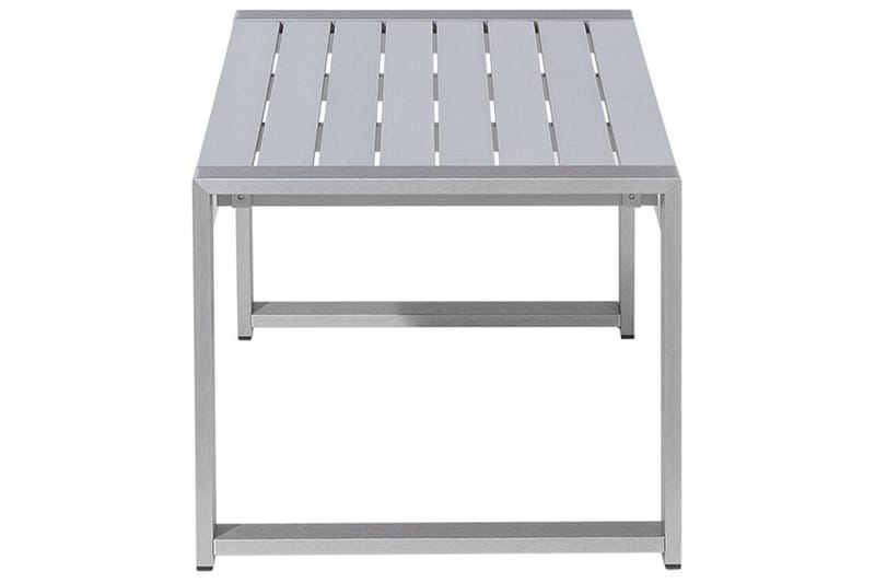 Racale Sidobord och Soffbord Utomhus 90 cm Metall - Ljusgrå - Utemöbler - Balkong - Balkongmöbler - Balkongbord