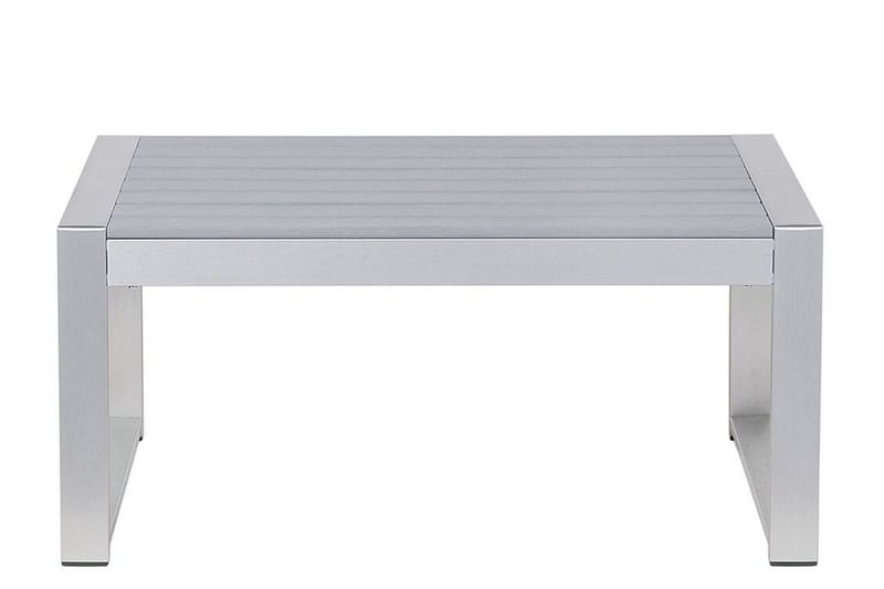 Racale Sidobord och Soffbord Utomhus 90 cm Metall - Ljusgrå - Utemöbler - Balkong - Balkongmöbler - Balkongbord