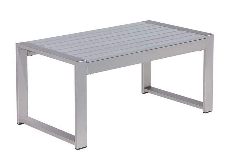 Racale Sidobord och Soffbord Utomhus 90 cm Metall, Ljusgrå