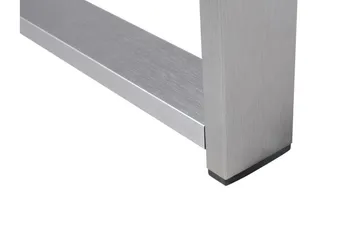 Racale Sidobord och Soffbord Utomhus 90 cm Metall - Ljusgrå - Utemöbler - Balkong - Balkongmöbler - Balkongbord