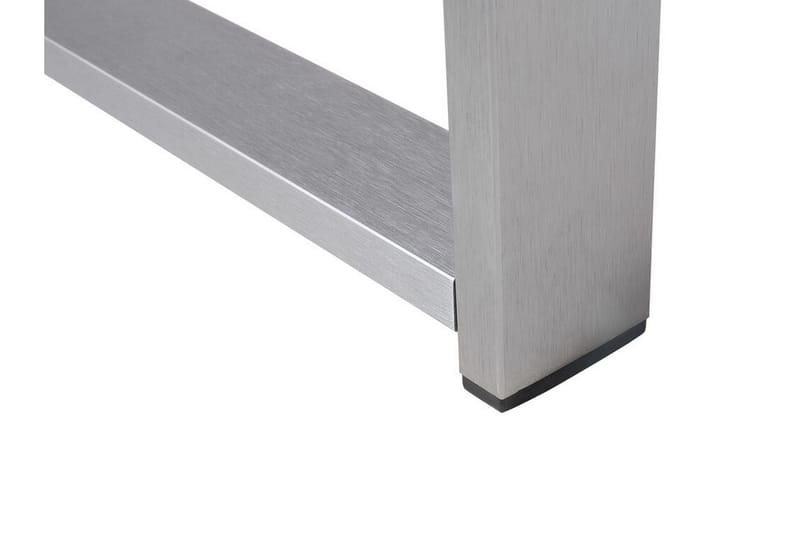 Racale Sidobord och Soffbord Utomhus 90 cm Metall - Ljusgrå - Utemöbler - Balkong - Balkongmöbler - Balkongbord