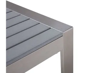 Racale Sidobord och Soffbord Utomhus 90 cm Metall - Ljusgrå - Utemöbler - Balkong - Balkongmöbler - Balkongbord