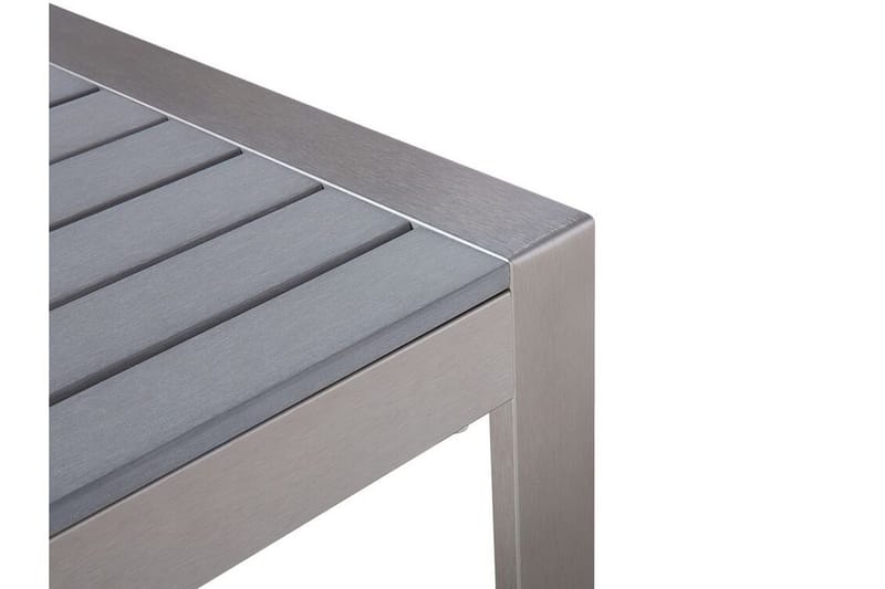 Racale Sidobord och Soffbord Utomhus 90 cm Metall - Ljusgrå - Utemöbler - Balkong - Balkongmöbler - Balkongbord