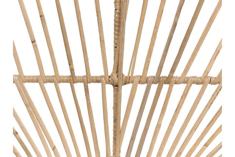 Rimouski Sidobord och Soffbord Utomhus 67 cm Trä Konstrotting - Natural/Svart - Utemöbler - Balkong - Balkongmöbler - Balkongbord