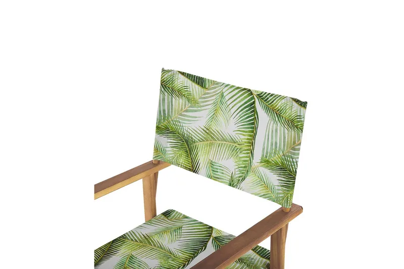 Salve Karmstol Utomhus - Brun/Vit/Grön - Utemöbler - Balkong - Balkongmöbler - Balkongstol