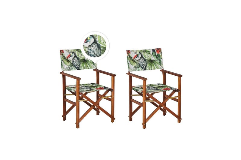 Salve Karmstol Utomhus - Grön/Röd - Utemöbler - Balkong - Balkongmöbler - Balkongstol