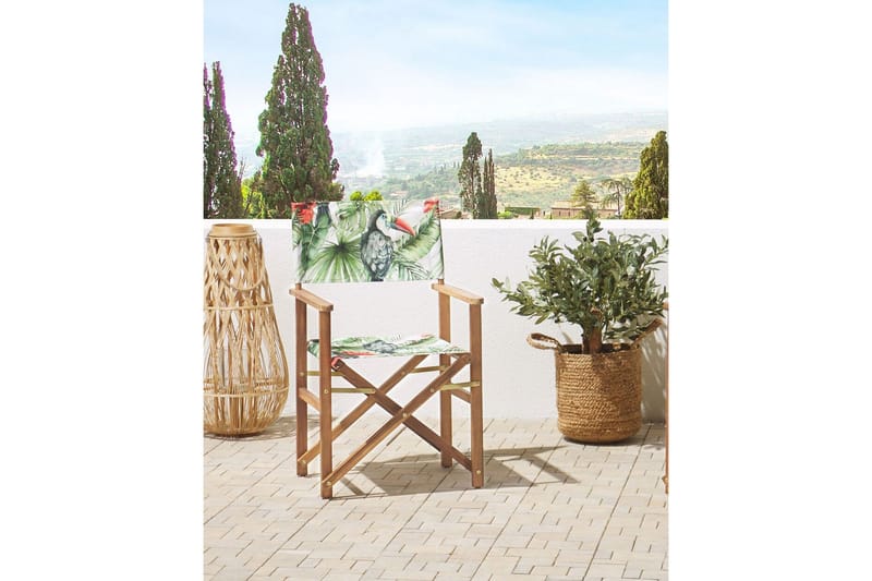 Salve Karmstol Utomhus - Grön/Röd - Utemöbler - Balkong - Balkongmöbler - Balkongstol