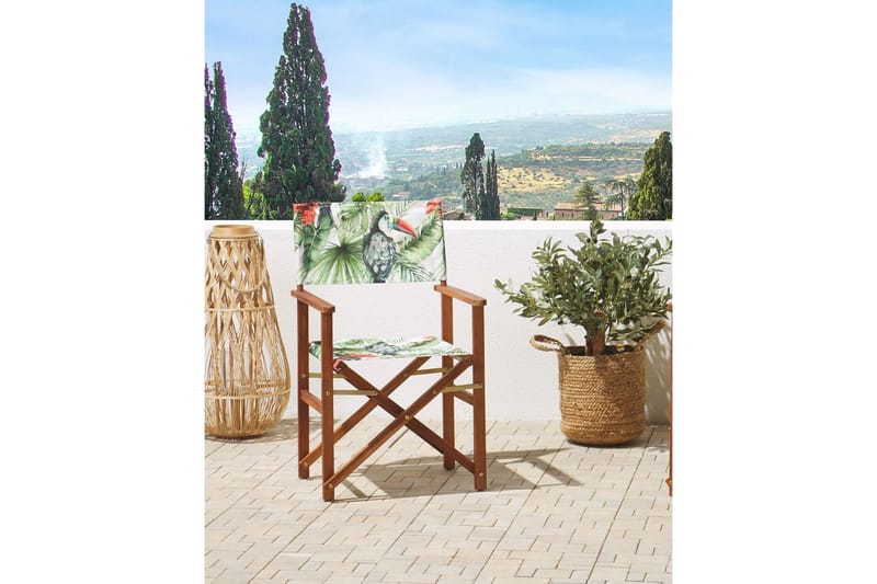 Salve Karmstol Utomhus - Grön/Röd - Utemöbler - Balkong - Balkongmöbler - Balkongstol