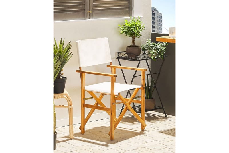 Salve Karmstol Utomhus - green/Vit/Ljusbrun - Utemöbler - Balkong - Balkongmöbler - Balkongstol