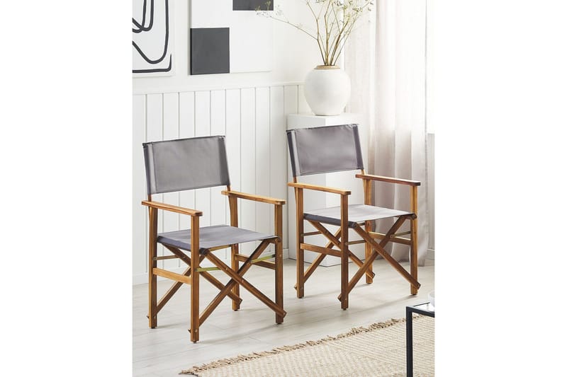 Salve Karmstol Utomhus - Ljusbrun/Grå - Utemöbler - Balkong - Balkongmöbler - Balkongstol