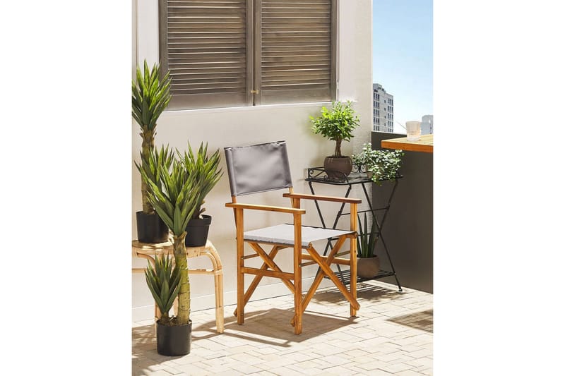 Salve Karmstol Utomhus - Ljusbrun/Grå - Utemöbler - Balkong - Balkongmöbler - Balkongstol