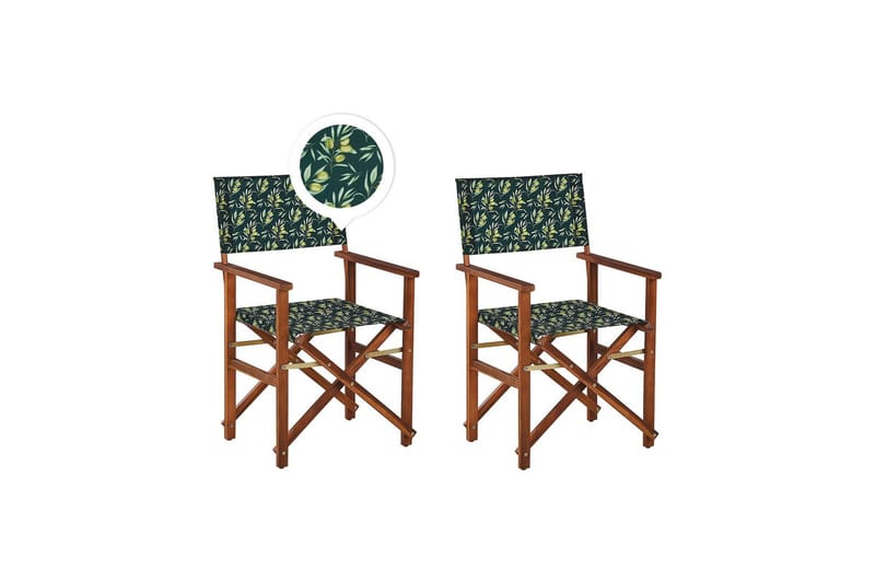 Salve Karmstol Utomhus - Mörkgrön/Mörkbrun - Utemöbler - Balkong - Balkongmöbler - Balkongstol