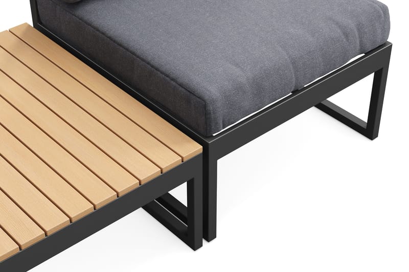 Samira Caféset Utomhus - Grå - Utemöbler - Balkong - Balkongmöbler - Balkonggrupp & balkongset