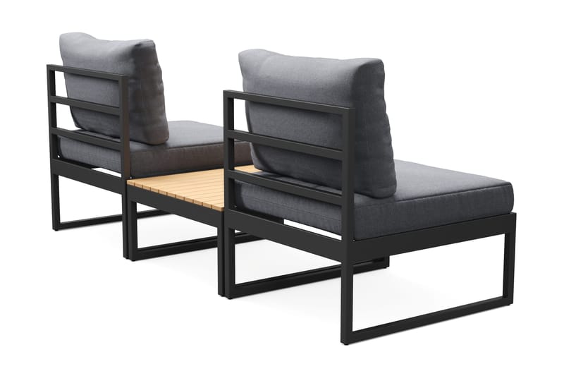 Samira Caféset Utomhus - Grå - Utemöbler - Balkong - Balkongmöbler - Balkonggrupp & balkongset