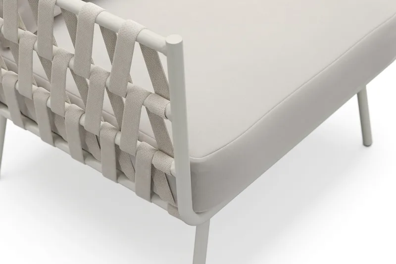 Sandina Loungefåtölj Utomhus - Beige - Utemöbler - Balkong - Balkongmöbler - Balkongstol