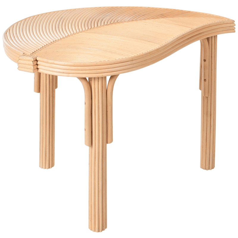 Set med 3 Soffbord utomhus Paralia Rotting - Naturlig/Beige - Utemöbler - Balkong - Balkongmöbler - Balkongbord