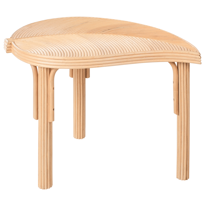 Set med 3 Soffbord utomhus Paralia Rotting - Naturlig/Beige - Utemöbler - Balkong - Balkongmöbler - Balkongbord