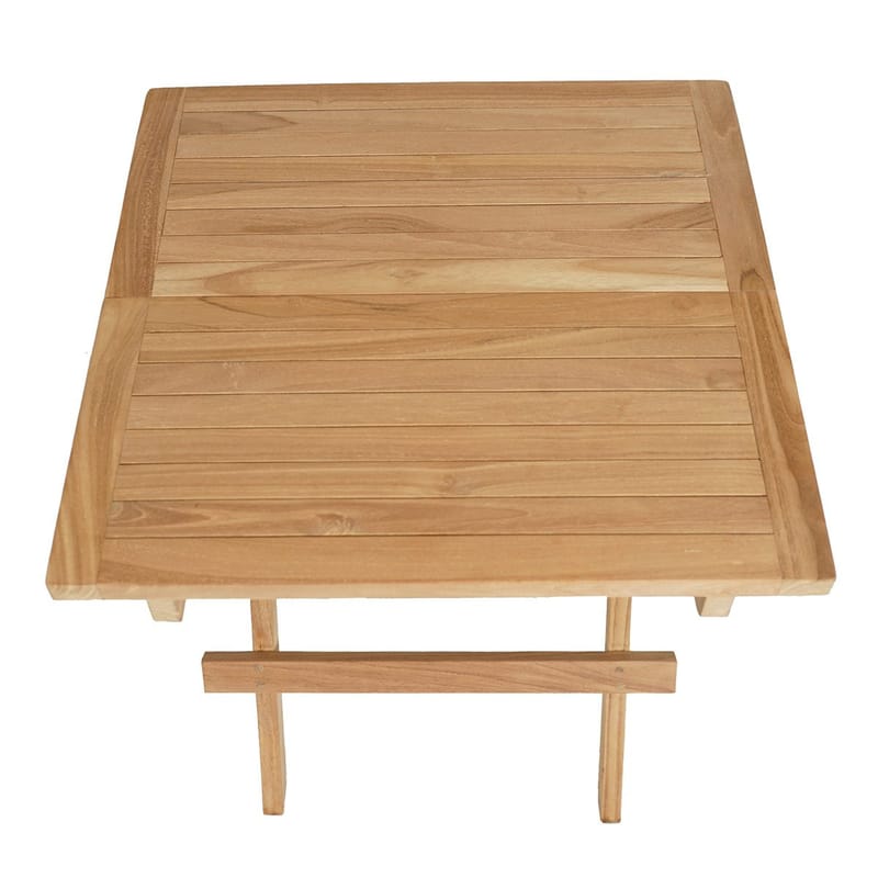 Sidobord för utomhusbruk Tropea fällbart sidobord 50 cm - trä - Utemöbler - Balkong - Balkongmöbler - Balkongbord