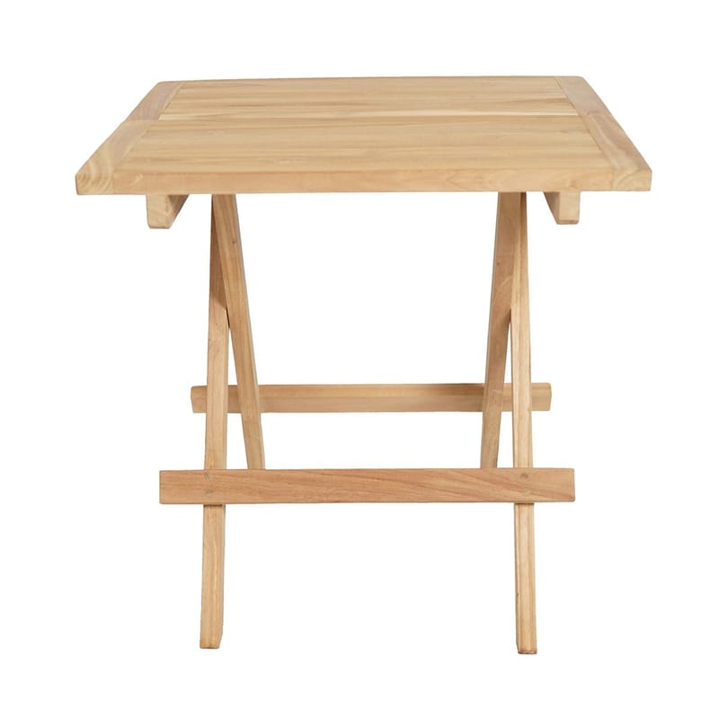 Sidobord för utomhusbruk Tropea fällbart sidobord 50 cm - trä - Utemöbler - Balkong - Balkongmöbler - Balkongbord