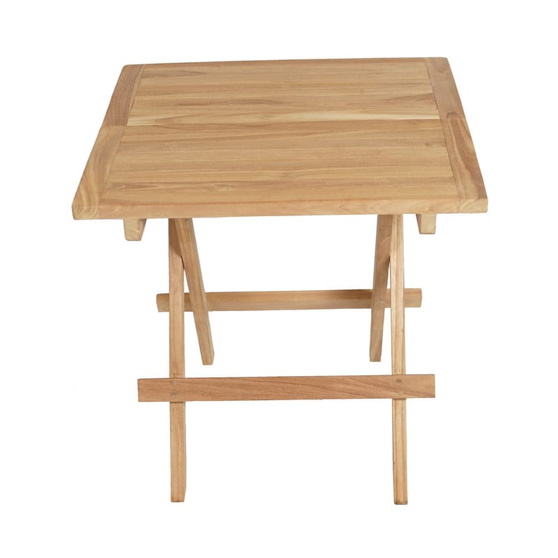 Sidobord för utomhusbruk Tropea fällbart sidobord 50 cm - trä - Utemöbler - Balkong - Balkongmöbler - Balkongbord