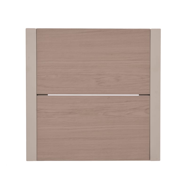 Sidobord för utomhusbruk Urbanite 50*50 cm - Ljusgrå - Utemöbler - Balkong - Balkongmöbler - Balkongbord