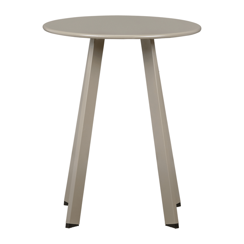 Sidobord Fer 49 cm Rund Utomhus - Sand - Utemöbler - Balkong - Balkongmöbler - Balkongbord